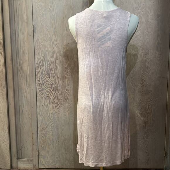 NWT Eyeshadow Tank Top Pink White Lace Detail Glitter Sheer Size Medium - Picture 4 of 7